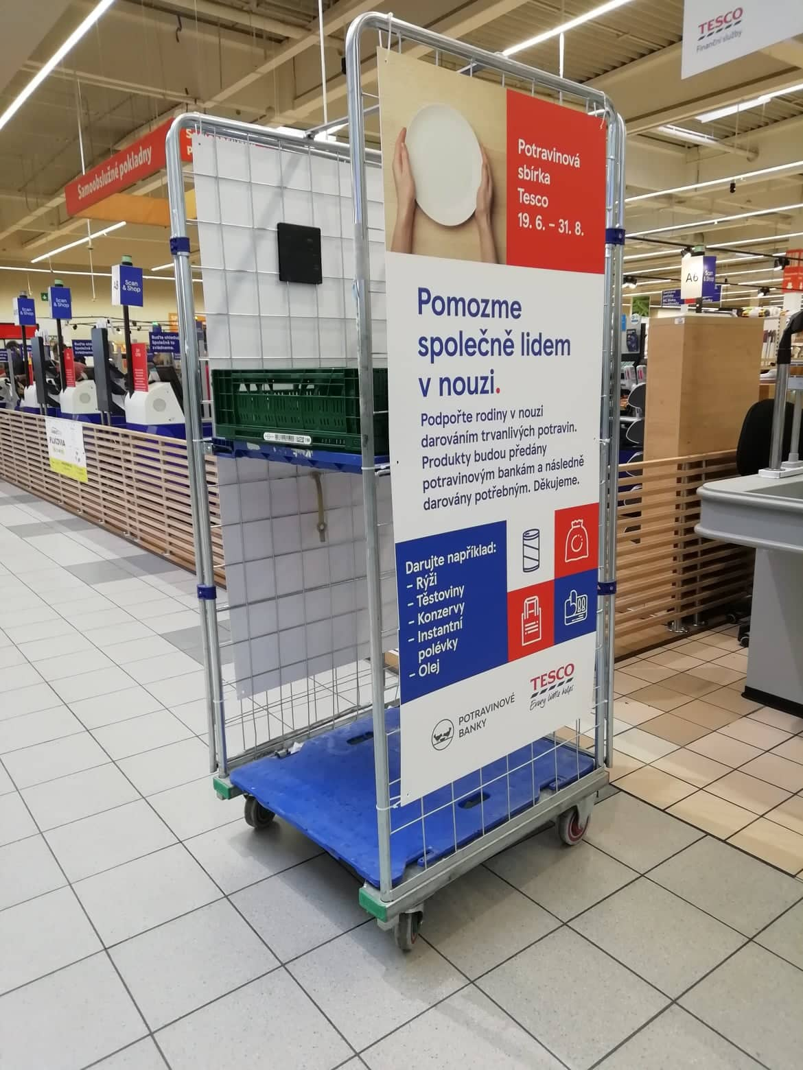 sbírka tesco